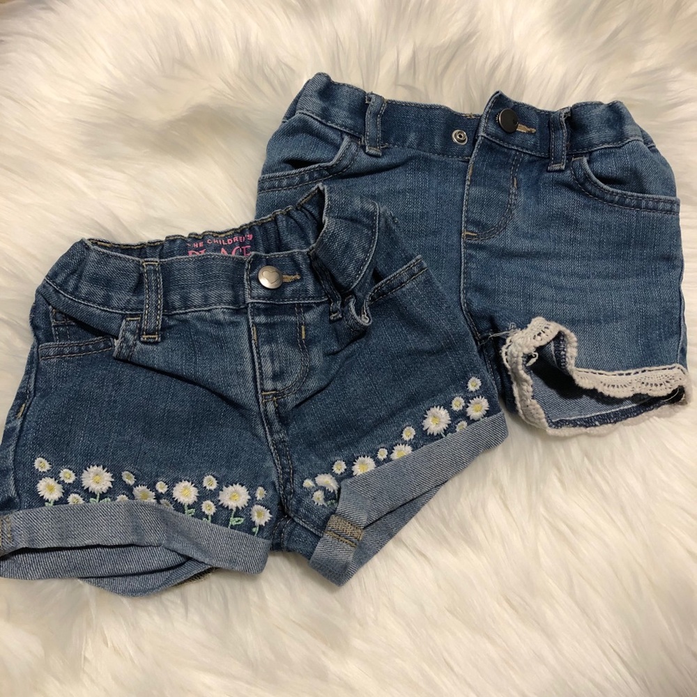 The children’s place girls shorts (2) size 2T
